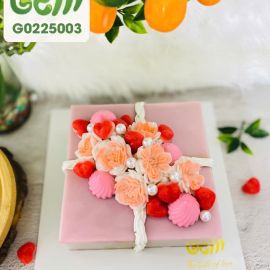BÁNH SINH NHẬT RAU CÂU 4D - HỘP QUÀ VALENTINE - GELLI – G0225003