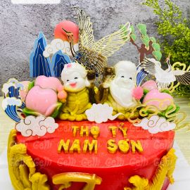 Bánh Sinh Nhật Rau Câu Mừng Thọ Ông Bà Thọ Tỷ Nam Sơn - GELLI - G0524013