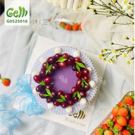 BÁNH SINH NHẬT RAU CÂU TRÁI CÂY NHO TƯƠI - GELLI – G0525016