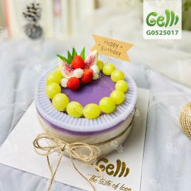 BÁNH SINH NHẬT RAU CÂU TRÁI CÂY NHO TƯƠI ĐẬM VỊ HEALTHY - GELLI – G0525017