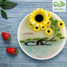 Bánh Sinh Nhật Rau Câu 2D Cha chèo đò & hoa hướng dương - GELLI - G0620021