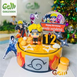 BÁNH SINH NHẬT RAU CÂU CHỦ ĐỀ NARUTO CHO FAN TUỔI TEEN - GELLI - G0625004