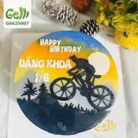 BÁNH SINH NHẬT RAU CÂU XE ĐẠP THỂ THAO - GELLI - G0625007