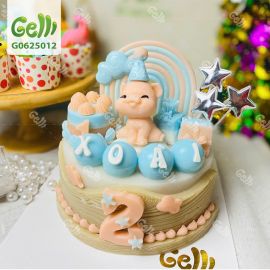 Bánh sinh nhật rau câu 4D chú Heo vui nhộn - Gelli - G0625012