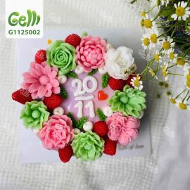 Bánh sinh nhật rau câu 4D sắc hoa tri ân ngày Nhà Giáo – Gelli – G1125002