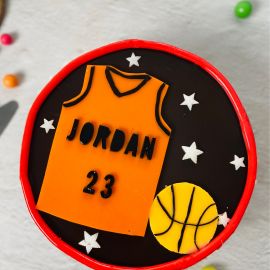 BÁNH SINH NHẬT RAU CÂU CHO BÉ TUỔI TEEN HÌNH RỔ BÓNG- GELLI - G0423019