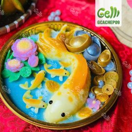 Set Cá Chép Chiêu Tài Cúng Ông Táo & Thần Tài - Gelli - GCACHEP09