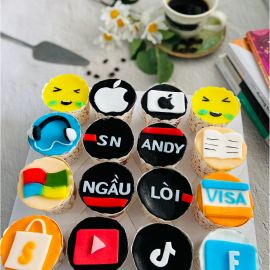SET 16 RAU CÂU CUPCAKE CÔNG NGHỆ CHO GIỚI TRẺ - GELLI - GCC15