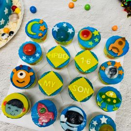 SET 16 RAU CÂU CUPCAKE VŨ TRỤ - GELLI - GCC20