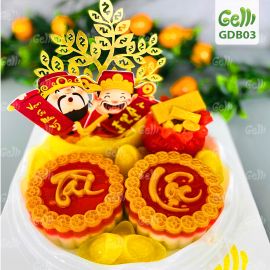 Set Bánh Rau Câu Cúng Tài Lộc May Mắn - Gelli - GDB03